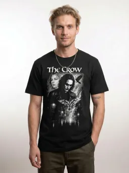 Футболка с принтом Ворон Брэндон Ли Кино / МЕДУШ