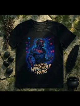 Футболка Horror An American Werewolf in Paris Хоррор Американский оборотень в Париже / МЕДУШ