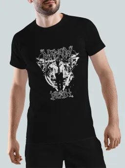 Футболка Рок с принтом Napalm Death / Grindcore / МЕДУШ