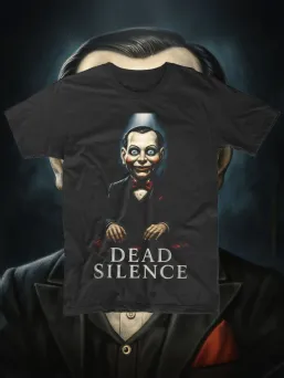 Футболка с принтом Мертвая Тишина Horror Хоррор Фильм Ужасы / МЕДУШ