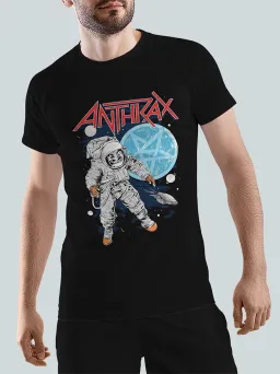 Футболка Рок с принтом Anthrax / Thrash Metal / МЕДУШ