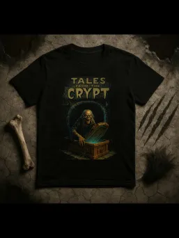 Футболка с принтом Байки из склепа Ужасы Horror Хоррор / МЕДУШ