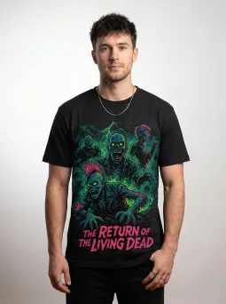 Футболка с принтом Возвращение живых мертвецов Ужасы Horror Хоррор / МЕДУШ