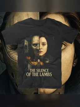 Футболка с принтом Молчание ягнят Horror Хоррор / МЕДУШ