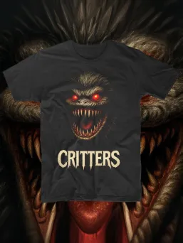 Футболка с принтом Зубастики Critters Ужасы Horror Хоррор / МЕДУШ