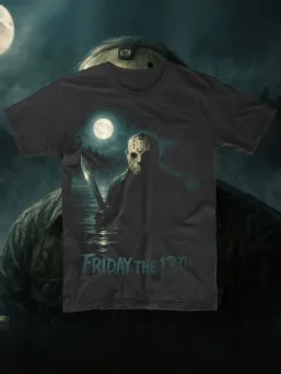 Футболка с принтом Пятница 13 Horror Хоррор / МЕДУШ