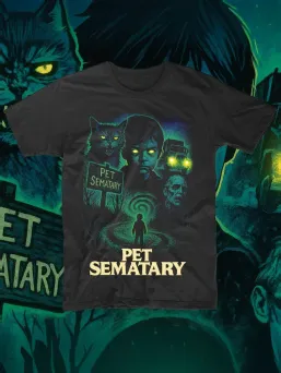 Футболка с принтом Кладбище домашних животных Horror Хоррор Фильм Ужасы / МЕДУШ