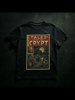 Футболка с принтом Байки из склепа Ужасы Horror Хоррор / МЕДУШ