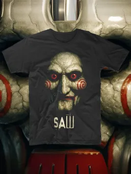 Футболка с принтом Пила Ужасы Horror Хоррор / МЕДУШ