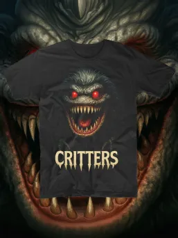 Футболка с принтом Зубастики Critters Ужасы Horror Хоррор / МЕДУШ