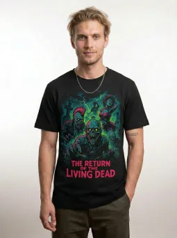 Футболка с принтом Возвращение живых мертвецов Ужасы Horror Хоррор / МЕДУШ