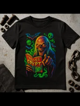 Футболка с принтом Байки из склепа Ужасы Horror Хоррор / МЕДУШ