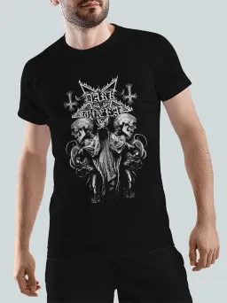 Футболка Рок с принтом Dark Funeral / Black Metal / МЕДУШ
