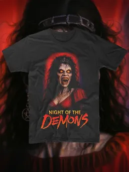 Футболка с принтом Ночь демонов Horror Хоррор / МЕДУШ