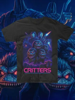 Футболка с принтом Зубастики Critters Ужасы Horror Хоррор / МЕДУШ