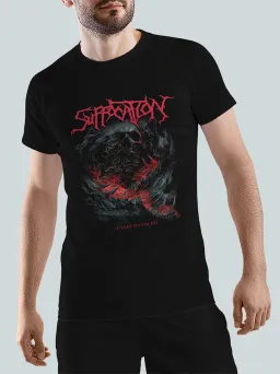 Футболка Рок с принтом Suffocation / Death Metal / МЕДУШ
