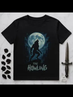 Футболка с принтом The Howling Вой Horror Хоррор / МЕДУШ