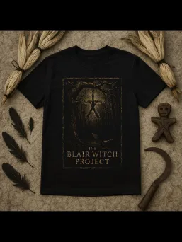 Футболка с принтом The Blair Witch Project Ведьма из Блэр Ужасы Horror Хоррор / МЕДУШ
