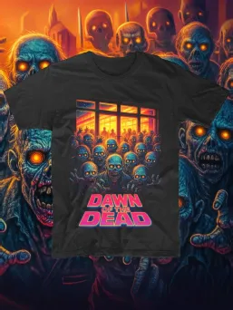 Футболка с принтом Рассвет мертвецов Down of the Dead Ужасы Horror Хоррор / МЕДУШ