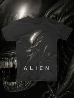 Футболка с принтом Чужой Horror Хоррор / МЕДУШ