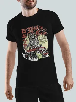 Футболка Рок с принтом Motley Crue / Глэм Рок / МЕДУШ