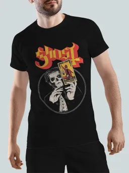 Футболка Рок с принтом Ghost / Heavy Metal / Рок / МЕДУШ