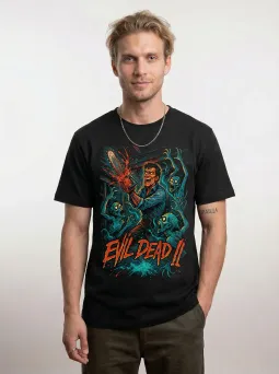 Футболка с принтом Зловещие мертвецы Ужасы Horror Хоррор / МЕДУШ