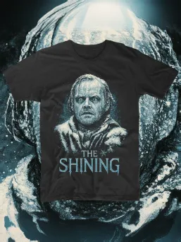 Футболка МЕДУШ с принтом "Сияние", фильм ужасов Кубрик, мужская, хлопок / МЕДУШ