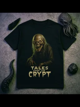 Футболка с принтом Байки из склепа Ужасы Horror Хоррор / МЕДУШ