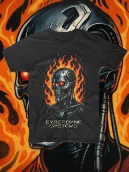 Футболка с принтом Терминатор Horror Хоррор / МЕДУШ