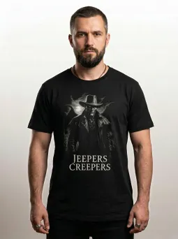 Футболка МЕДУШ с принтом "Джиперс Криперс", силуэт Жнеца, мужская, хлопок / МЕДУШ