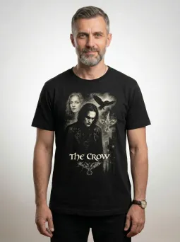 Футболка с принтом Ворон Брэндон Ли Кино / МЕДУШ