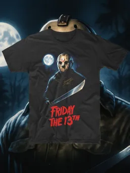Футболка с принтом Пятница 13 Horror Хоррор / МЕДУШ