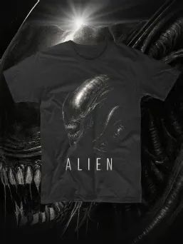 Футболка с принтом Чужой Horror Хоррор / МЕДУШ