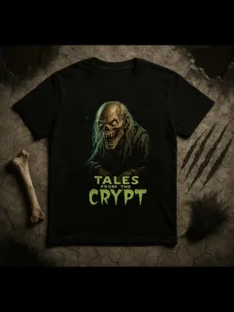 Футболка с принтом Байки из склепа Ужасы Horror Хоррор / МЕДУШ