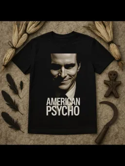 Футболка Horror American Psycho Хоррор Американский психопат / МЕДУШ