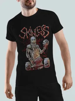 Футболка Рок с принтом Skinless / Death Metal / МЕДУШ