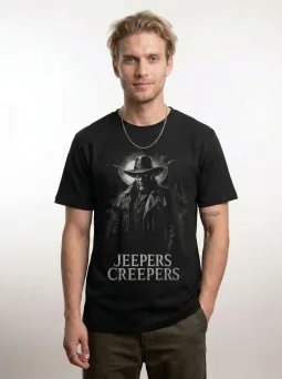 Футболка МЕДУШ с принтом "Джиперс Криперс", Жнец dark art, мужская, хлопок / МЕДУШ