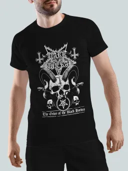 Футболка Рок с принтом Dark Funeral / Black Metal / МЕДУШ