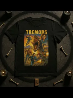 Футболка с принтом Tremors Дрожь земли Horror Хоррор / МЕДУШ